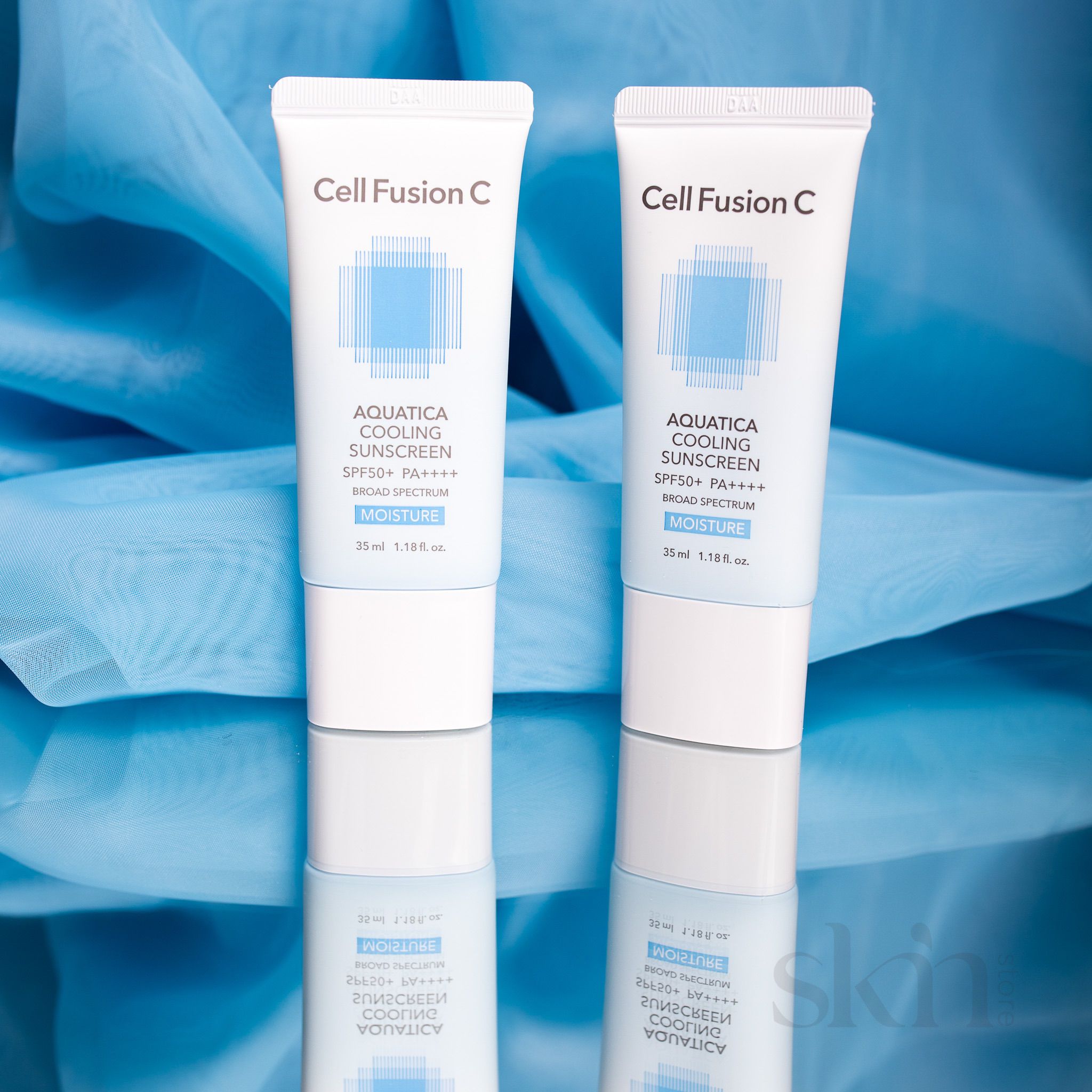 2 tubki kremu Cell Fusion C Aquatica Cooling Sunscreen