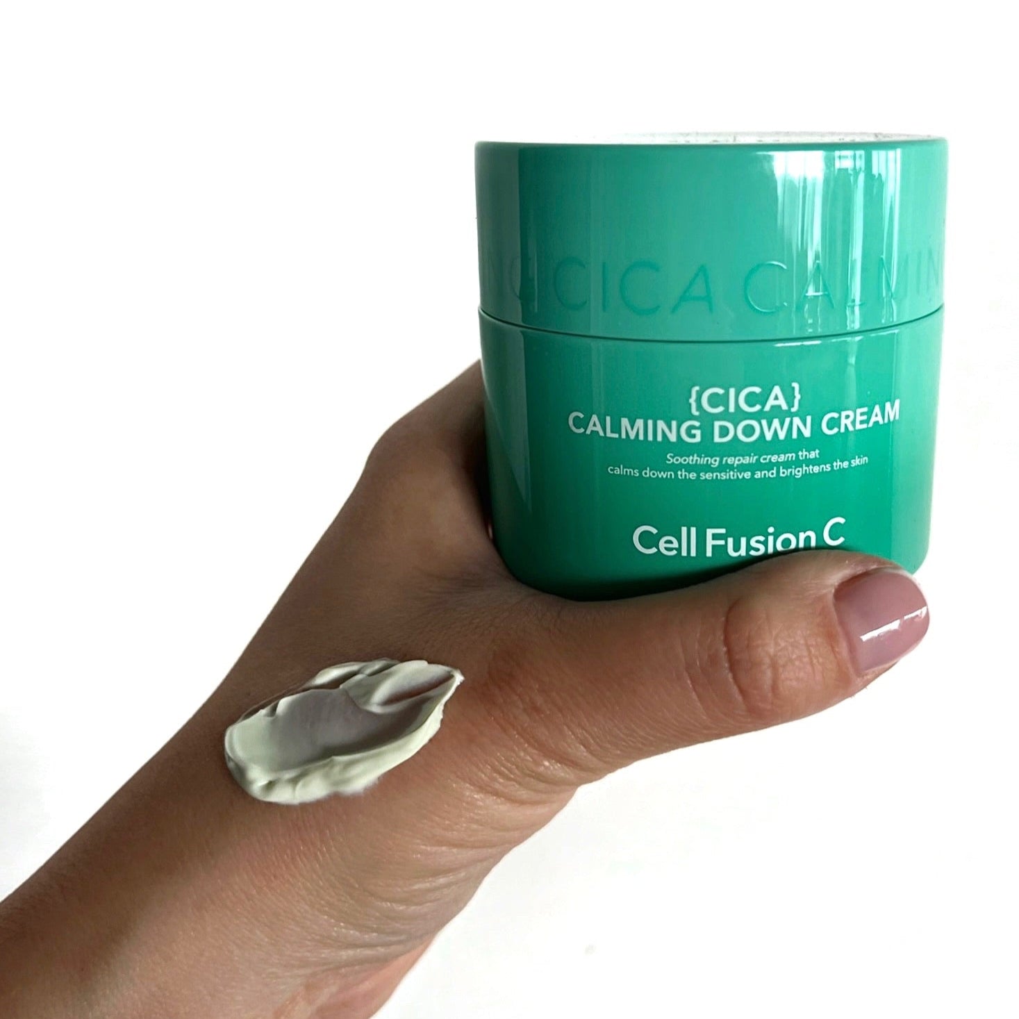 Konsystencja kremu Cell Fusion C Cica Calming Down Cream